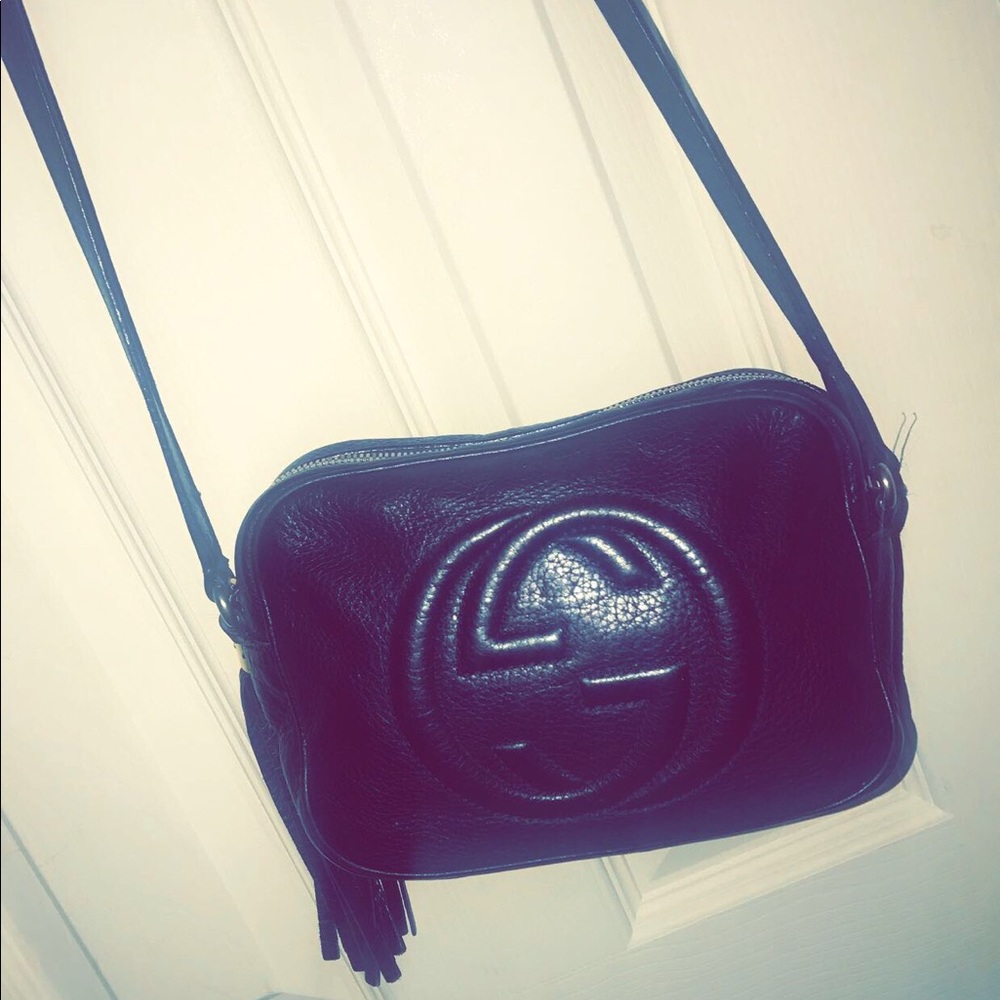 🌸authentic Gucci Black Crossbody Purse